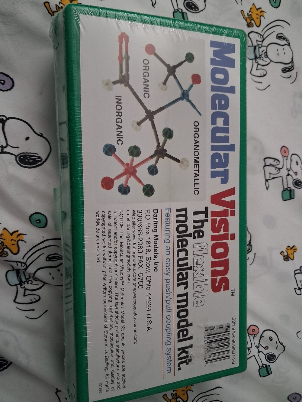 Molecular Visions The Flexible Molecular Model Kit by Darling Models NEW SEALED